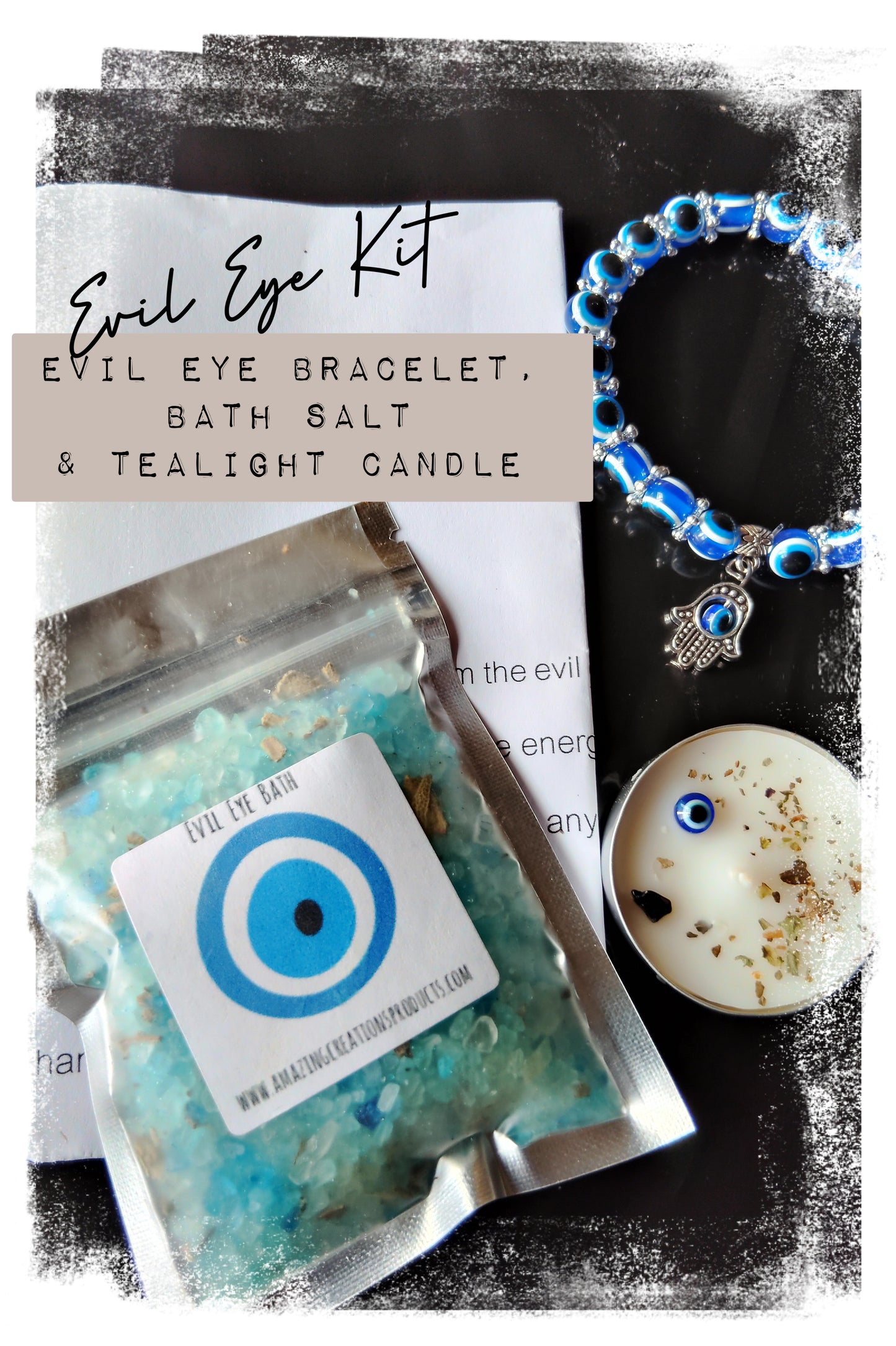  Evil Eye Kit -  available at Amazing Creations Products . Grab yours for $15 today!